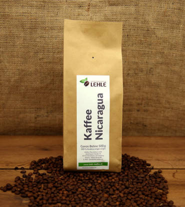 Kaffee-Manufaktur Lehle - Kaffee Nicaragua Verpackung