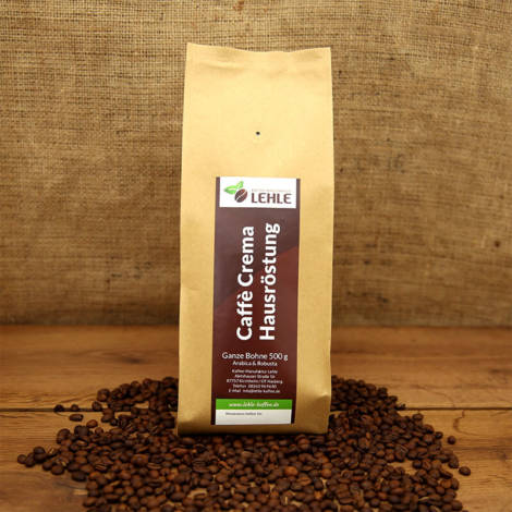 Kaffee-Manufaktur Lehle - Caffé Crema Hausröstung Verpackung