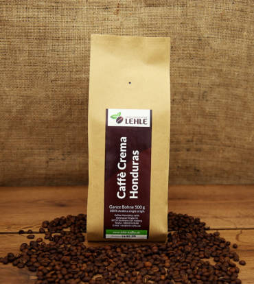 Kaffee-Manufaktur Lehle - Caffé Crema Honduras Verpackung