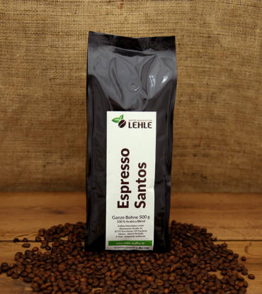 Kaffee-Manufaktur Lehle - Espresso Santos Verpackung